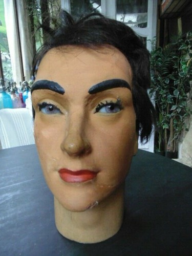 Ancienne tete mannequin de - tete,