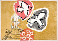 MARCELLO AVENALI Litografia Originale P.A. Roma 900 Firmata Collezione Privata