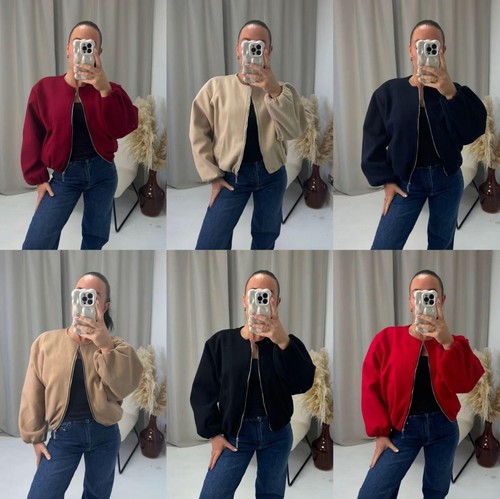 Bomber donna italiano - , manica