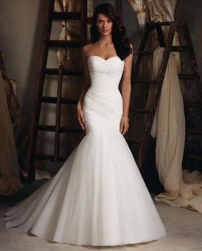 Beautiful strapless mermaid - strapless,