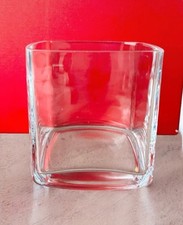 Vaso Decorativo Minimalista a Forma Quadrata in vetro - 10cm x 10cm