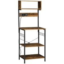 Homcom scaffale cucina - cucina, con
