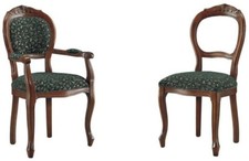 SEDIA/CAPOTAVOLA IN LEGNO IMBOTTITA E RIVESTITA CON TESSUTI ECOPELLE LUSSO 121