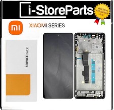 DISPLAY LCD FRAME NERO ORIGINALE SERVICE PACK XIAOMI NOTE 13 5G 2312DRAABG TOUCH