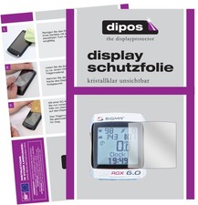 3x Pellicola Protettiva per Sigma Rox 6.0 Protezione Schermo Claro Display dipos