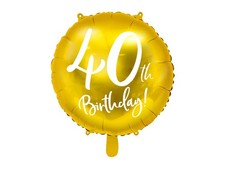 Palloncino foil mylar 40 ANNI