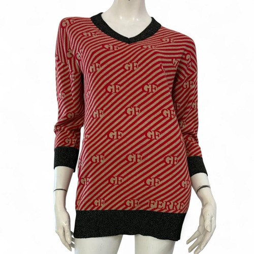 Ferre maxi maglione - ferre, rosso