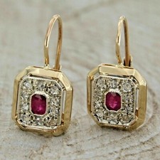 14kt Yellow GOLD RUBY and