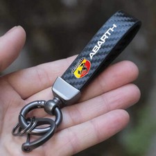 PORTACHIAVI ABARTH in CARBONIO