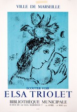 Marc CHAGALL "Elsa Triolet