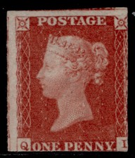 GB QV SG10, SCARCE 1d DEEP