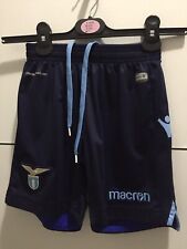 LAZIO SS PANTALONCINO TRASFERTA DA BAMBINO MARCA  MACRON TG YS 3-4 ANNI