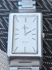 Big Omega De Ville automatico cassa Acciaio Rettangolare 35x27mm Oversize Watch