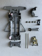 Tamiya Mini 4WD 95243 FM Chassis GRIGIO Con Ingranaggi Usato Ricambi Telaio