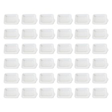  75 piatti di carta da zucchero sostenibili, usa e getta, rettangolari, per