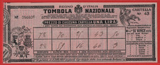 BIGLIETTO TOMBOLA LOTTERIA OSPEDALI AREZZO SANSEPOLCRO ECC. 1 SETTEMBRE 1913 N°7