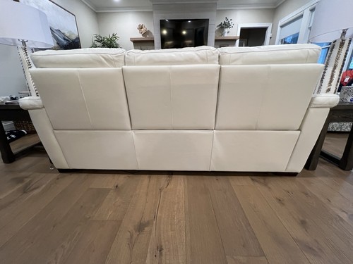 Natuzzi leather couch with - natuzzi,