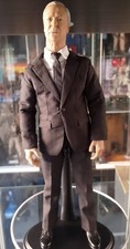 ACTION FIGURE CUSTOM  - ALFRED - BATMAN - MICHAEL CAINE - 1/6 NO HOT TOYS