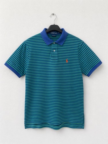 Polo ralph lauren righe verde - lauren,
