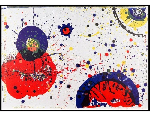 Sam francis litografia - sam, francis.