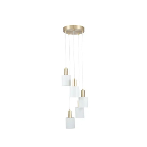 Plafoniera oro bianco