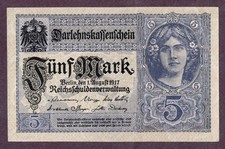 REGNO TEDESCO 5 marchi 1917