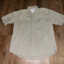 Sage Fly Fishing Shirt Mens S Sage Tech Short Sleeve Tan READ
