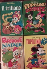 Classici Disney prima serie: trilione, topolino west, paperone Natale, estate.