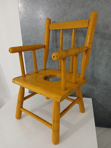 Antica sedia seggionone legno - antica,