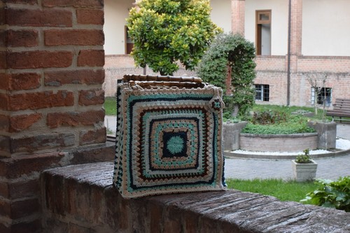 Borsa uncinetto filato - borsa, di