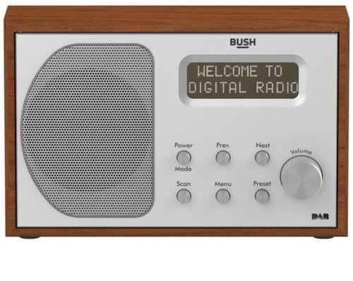 Radio dab bush legno con - dab,