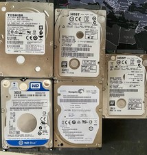 Lotto 5 Hard Disk 2.5 RICONDIZIONATI SLIM  VARIE MARCHE 500GB Notebook Nas