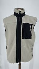 Gilet uomo Nerve Sustainable Apparel beige pile XL tasche full zip