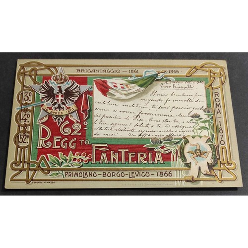 Cartolina reggimento - cartolina, 62°