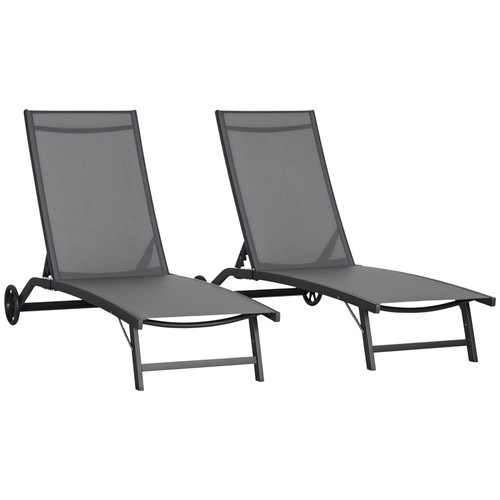 Outsunny set lettini - 2,