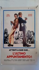 Locandina ATTENTI A QUEI DUE ULTIMO APPUNTAMENTO roger moore tony curtis