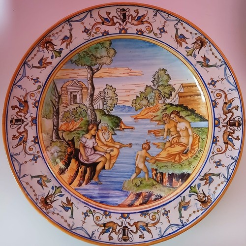 Arte antiquariato piatto - e,