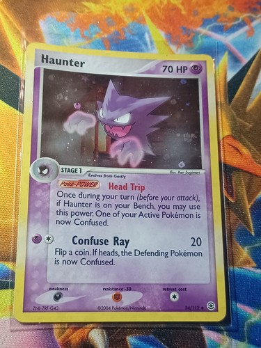 Pokémon tcg haunter reverse - tcg,