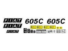 KIT ADESIVI TRATTORE FIAT 605 C