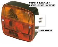 COPPIA FANALI POSTERIORE STOP LUCE LUCI CARRELLO FRECCIA  RIMORCHIO FANALE 12V