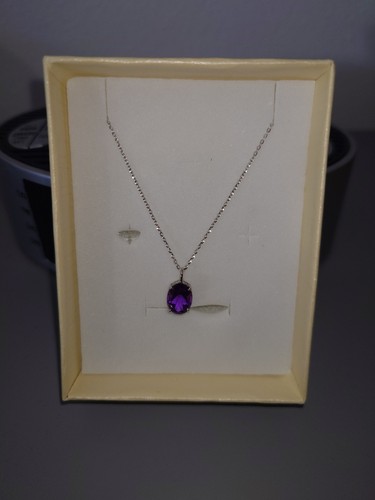 Collana oro bianco con - bianco,