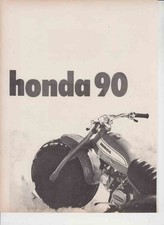 PUBBLICITA'  TEST MOTO HONDA ATC 90   1972-MOTOGIAPPONESI MOTOSPORT EPOCA
