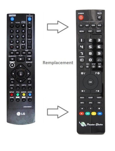 Telecomando ricambio per - ricambio, lg