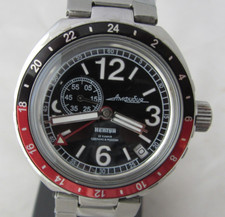 Vostok Amphibia  diver watch AUTOMATICO NEPTUN GMT  orologio Russo FUNZIONANTE