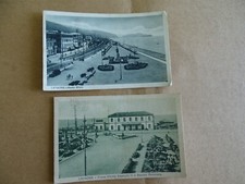 LAVAGNA-2 ANTICHE CARTOLINE-PIAZZA MILANO-P. VITT. EMANUELE-STAZIONE-VIAGGIATE