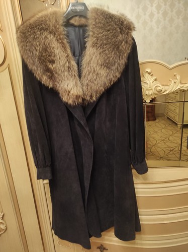 Cappotto camoscio blu - di,
