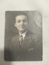 Foto Ritratto  D Epoca Uomo In Abito Elegante Bianco E Nero Anni 50 Vintage