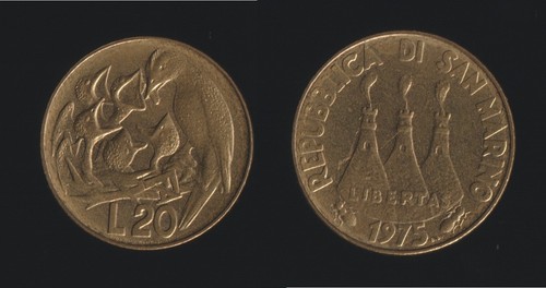 San marino lire 1975 - marino,