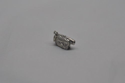 Ciondolo videocamera argento - 1,