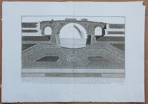 Piranesi stampa antica ponte - stampa,
